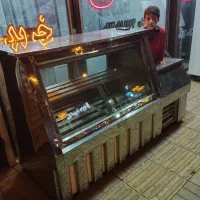 یخچال خوابیده دومتر تمام استیل درحدنو موتور دانفوس