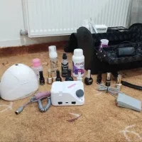 لوازم کاشت ناخن/پلی ژل/سوهان‌برقی/یووی