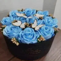 گل روبانی  امریکایی|گل مصنوعی|زنجان, |دیوار