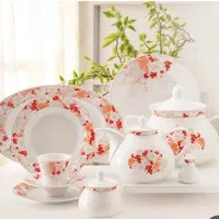 چینی ۱۲ نفره زرین درجه یک