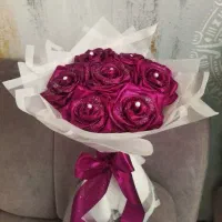 دسته گل ربانی ۷شاخه فقط ۲۸۰|گل مصنوعی|شیراز, دارالرحمه|دیوار