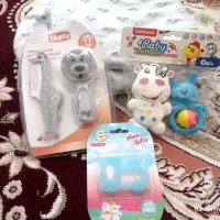 خشخشه و دندان گیر و شانه نوزادی