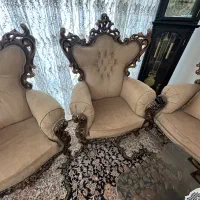 مبلمان کلاسیک همرا میز نهارخوری|مبلمان خانگی و میز عسلی|کرج, فاز ۴ مهرشهر|دیوار