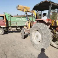 خاکبرداری و حمل نخاله و....با تراکتور و خاور
