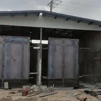 جوشکاری سیار ،اجرا پله و ساخت سایه بان بدون پایه .