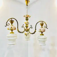 لوستر و دیوارکوب ،تک شعله آنتیک خاص قدیمی|لوستر و چراغ آویز|چهاردانگه (تهران), |دیوار