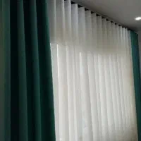 پرده مینیمالیسم با نوار و چوب پرده مخصوص|پرده، رانر، رومیزی|پرند, فاز ۴|دیوار