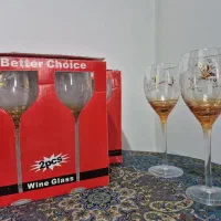 دست بستنی خوری جام کریستال خارجی کاملا نو آکبند