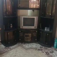 بوفه تزئینی سه‌تکه/ شیک و سالم/مناسب دکور پذیرایی|بوفه، ویترین، کنسول|بهبهان, |دیوار