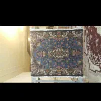 قالیچه ابریشم دست بافت|فرش|شهرکرد, |دیوار