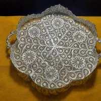 ملیله مسی با روکش نقره|صنایع دستی و سایر لوازم تزئینی|اصفهان, رحیم‌آباد|دیوار