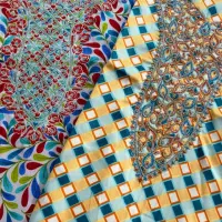 مخور پارچه ساتن اندونزی وشال نخی درجه یک