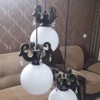 لوستر چوبی|لوستر و چراغ آویز|کرج, باغستان|دیوار