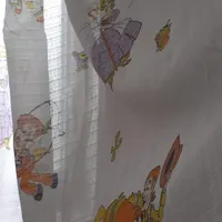 پرده بچگانه پانچ شده ۲×۲/۵( داستان اسباب بازی ها )|پرده، رانر، رومیزی|رشت, سیا اسطلخ|دیوار