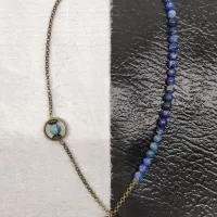 گردنبند زنانه با سنگ اصل