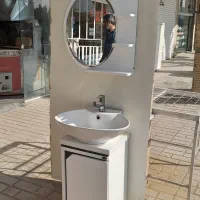 روشویی و کمد پی وی سی و اینه