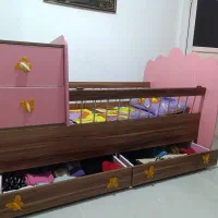 تخت خواب دو منظوره|تخت و صندلی بچه|سرپل ذهاب, |دیوار