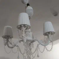 لوستر سفید مدرن نو نو|لوستر و چراغ آویز|خرم‌آباد, |دیوار