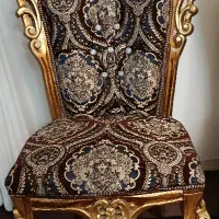 مبلمان سلطنتی 9نفره باجنس چوب گردو  سه عددمیزعسلی|مبلمان خانگی و میز عسلی|سراب, |دیوار