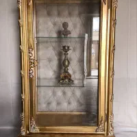 ویترین چوبی منبت