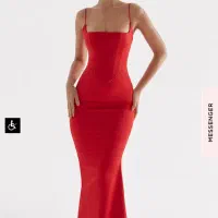 لباس مجلسی خریداری از لندن جنس ساتن ابریشم