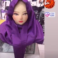 مقنعه نیم چادری