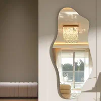 طراحی و اجرای آینه سندبلاس بک لایت دفرمه|آینه|مشهد, طلاب|دیوار