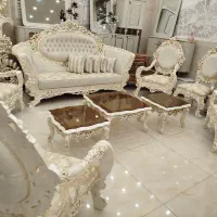 مبل کلاسیک سلطنتی ابزاری فلورانس ۹نفره نهارخوری ۸|مبلمان خانگی و میز عسلی|شیراز, دوکوهک|دیوار