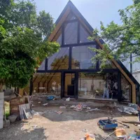 نیازمند جوشکار با انصاف جهت ساخت اسکلت کلبه سوئیسی