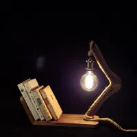 چراغ خواب چوبی اصل روس