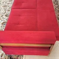 فروش نیم ست تخت خواب شو راحتی|مبلمان خانگی و میز عسلی|کرمان, |دیوار