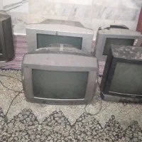 شش عدد تلویزیون رنگی دوتا۱۴چهار تا ۲۱ اینج