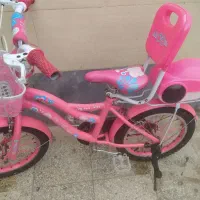 دوچرخه سایز 16صورتی دخترانه شیک نونو|دوچرخه، اسکیت، اسکوتر|اهواز, کیانشهر|دیوار