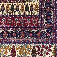 فرش دستبافت گل ابریشم قشقایی/اقساطی|فرش|مشهد, فلسطین|دیوار