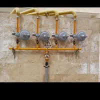 لوله کشی گاز واب  پکیج موتورخانه  پلی اتیلن