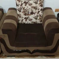 فروش مبل ۷نفره در حد نو|مبلمان خانگی و میز عسلی|لشت نشا, |دیوار