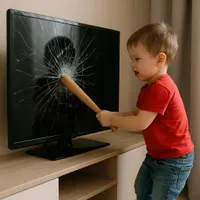 محافظ صفحه/گلس تی وی ۴۸ اینچ نصب حرفه‌ای رباط‌کریم