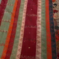 گلیم دست‌باف قشقایی قدیمی ۳×۱.۳۵ ،بیش از ۴۰ ساله