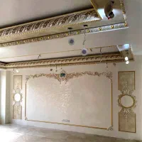 گچبری پیش ساخته ودستی/ساختمان/پتینه/نقاشی/ورق طلا