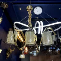 لوستر اویز و سقفی اتاق خواب و اشپز خونه