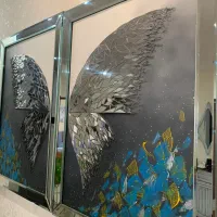 تابلو‌ اینه کاری|تابلو، نقاشی، عکس|کرج, کوی امامیه|دیوار