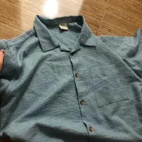 شومیزمانتویی کتان خارجی ۳۶ تا۴۲ ۴۴ و بلوز ابی لینن|لباس|ساری, |دیوار