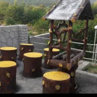 سیمان بری طرح سنگ و چوب نقدواقساط|خدمات پیشه و مهارت|پیر بکران, |دیوار