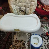صندلی غذاخوری کودک  در حد نو سالم خارجی|تخت و صندلی بچه|گلبهار, شهر جدید گلبهار|دیوار