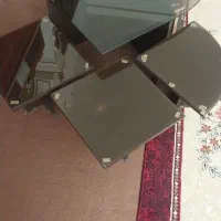 جلو مبلی درحد نو و۳ عدد میزعسلی درحد نو برای فروش|مبلمان خانگی و میز عسلی|تاکستان, |دیوار