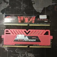 دو عدد رم 8 GB DDR4 2400