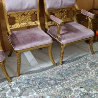 مبل ۹ نفره طلا کوب|مبلمان خانگی و میز عسلی|شاهینشهر, عطار|دیوار