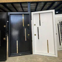 درب استیل خور مشکی ضدسرقت 634ترمو زدضربه ضد سرقت|مصالح و تجهیزات ساختمان|کرج, خرمدشت|دیوار