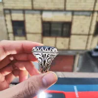 انگشتر نقره شجر قیمت دست ساز