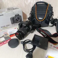 دوربین کنون 250d سالم‌همراه با تجهیزات